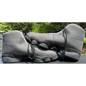 NIKE AIR JORDAN Horizon Premium RL GG 819851 010 Black/Metallic Silver Size 6.5Y